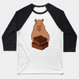 Capybara Brownies Baseball T-Shirt